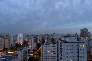 São Paulo skyline at night