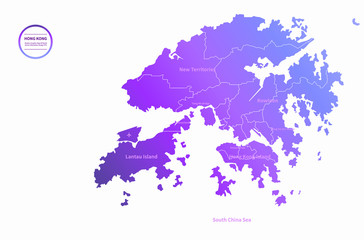 asia countries map. asia map. hong kong map.