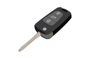 Key for cars isolated on white background.