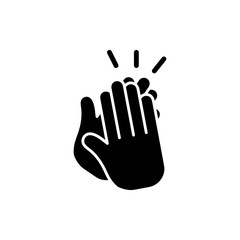 Obraz premium Clap hand, applause signage