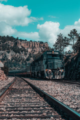 Paisaje Creel, Barrancas del cobre, Chihuahua, Mex.