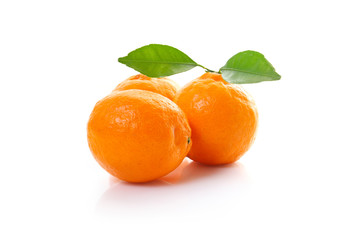 Citrus poonensis. Fresh fruits of Chinese  Honey Orange