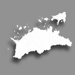 香川　地図　シルエット　アイコン
