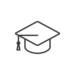 Graduation Cap Icon Vector Illustration