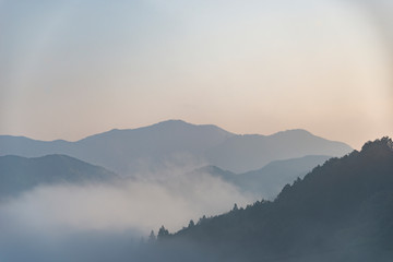 Sea of clounds at Kumano, Japan