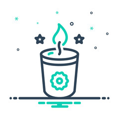 mix icon for soy candle