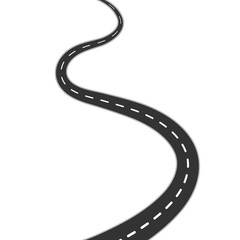 Creative flat pathway timeline infographic template for presentation,vector illustration.