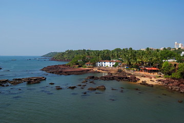 Fototapeta na wymiar Donapaula. Location: Goa Description: Dona Paula is a former village, and tourist destination