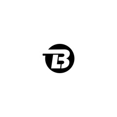 LB L B logo initial letter design template