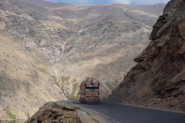 car on road in mountains