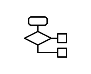 Algorithm line icon