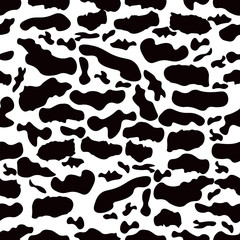 Cow skin print seamless pattern, Fabric, Tiles, Paper vector illustration graphics