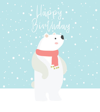 Greeting card with animals vector illustration.. © musicphone1