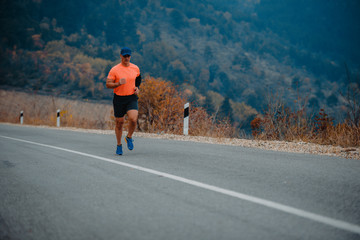 Running exercise outdoors