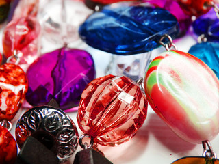 jewelry beads with bright crystals luxury fashion