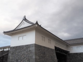 the yamagata castle in japan