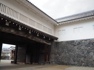 the yamagata castle in japan