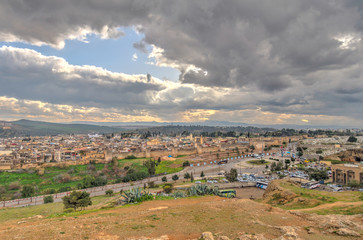 Fototapeta na wymiar Fez cityscape, Morocco