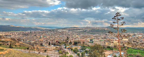 Fez cityscape, Morocco