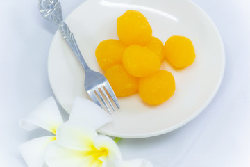 Dessert set take photo  in studio