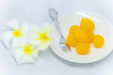 Dessert set take photo  in studio