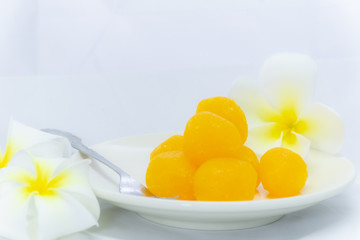 Dessert set take photo  in studio
