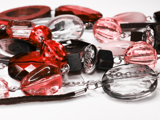 jewelry beads with bright crystals luxury fashion