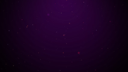 Fototapeta na wymiar Simple Dark Purple Particles Glitter Dust Sparkle Background