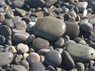 pebbles on the beach