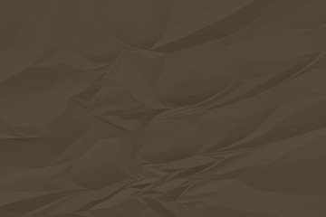 crumpled brown paper background close up