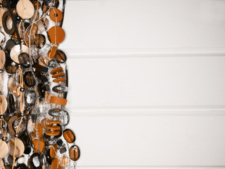 jewelry beads with bright crystals luxury fashion