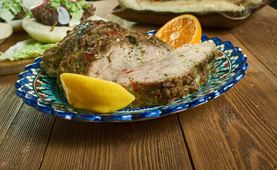 Moroccan Lamb Meatloaf