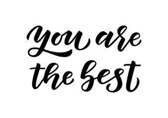 You are the best hand drawn lettering