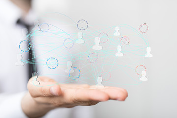 business, people, communication, social network and technology concept