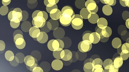 Abstract khaki lights bokeh pattern on dark slate gray background