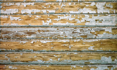 Old Shabby Wooden Planks with cracked color Paint, background