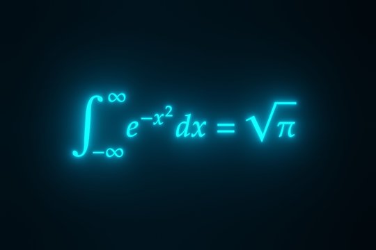 Formula of Gaussian integral in cyber space