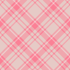Seamless pattern in gentle light pink colors for plaid, fabric, textile, clothes, tablecloth and other things. Vector image. 2