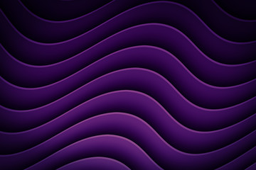 Abstract curve waves line. Layout  paper cut illustration. Abstract wavy paper cut banner.