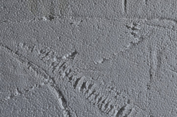texture of old dirty shabby foam.