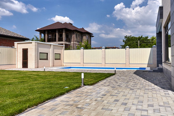 house with pool
