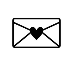 Envelope icon vector