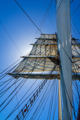 Obraz premium mast of a ship