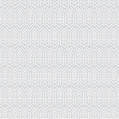 Seamless pattern. Gray and white image. Geometric pattern in a modern style. Suitable for book cover, poster, logo, invitation. Vector.