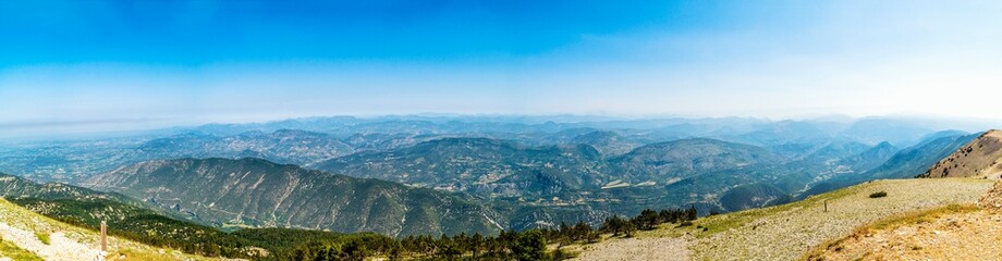Vom Mont Ventoux Richtung Norden