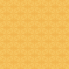 Seamless pattern. Yellow and orange colors. Geometric pattern in modern style. Suitable for book cover, poster, logo, invitation. Vector.