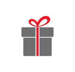Gift related icon on background for graphic and web design. Creative illustration concept symbol for web or mobile app