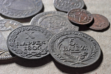 Batzen, alte Schweizer Münzen, Schweiz