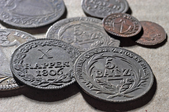 Batzen, alte Schweizer Münzen, Schweiz