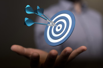  makes a dart throw on the target. The concept of persistence in business..